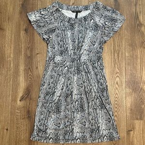 BCBG Max Azria snake-print dress